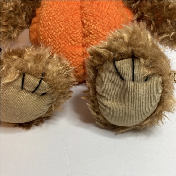 Teddy Bear in Pumpkin Suit Masquerade Halloween Plush Stuffed Toy - Picture 4 of 9